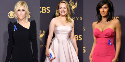 Én detalj vakte oppsikt under Emmy-utdelingen. Derfor gikk de med blå sløyfe